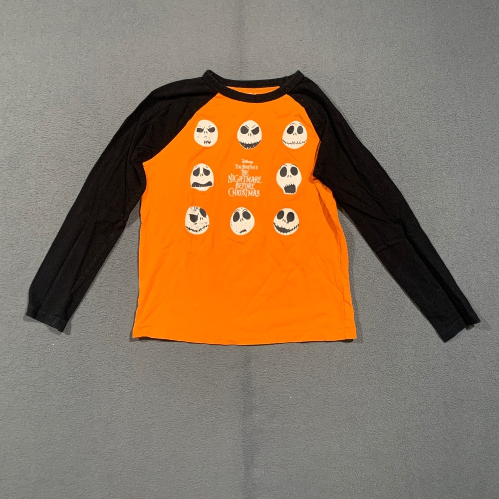 Gap Kids Disney Nightmare Before Christmas Shirt Size M 8-9 Jack Skellington Tee